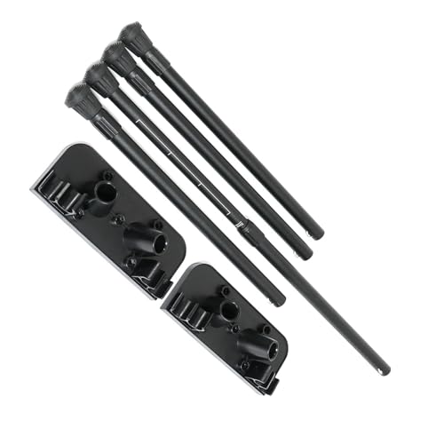Pieds de table de camping légers en aluminium avec embouts antidérapants