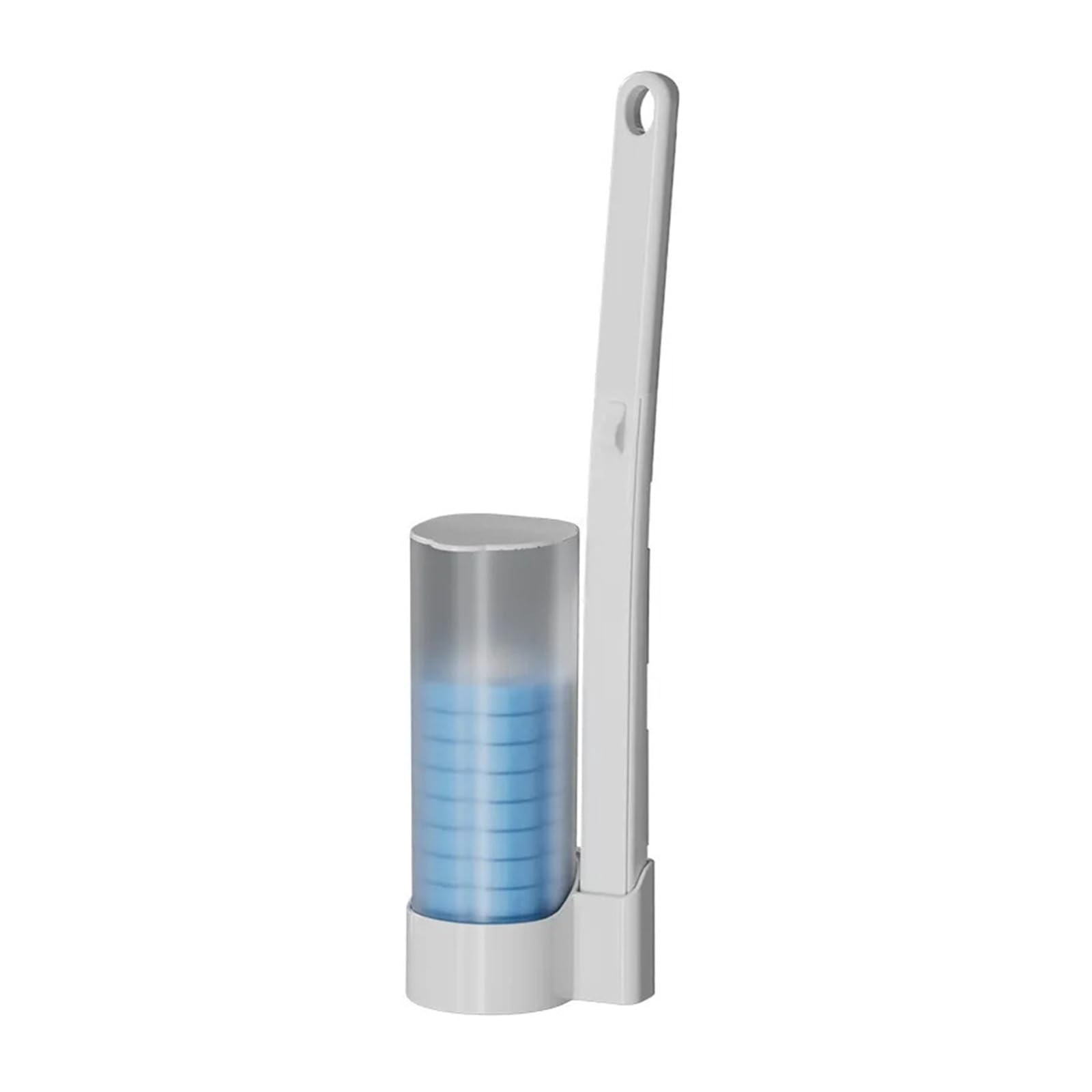 Toilettenbürste, Flexibler Reinigungskopf, reinigt Spalten gründlich(Set-A)