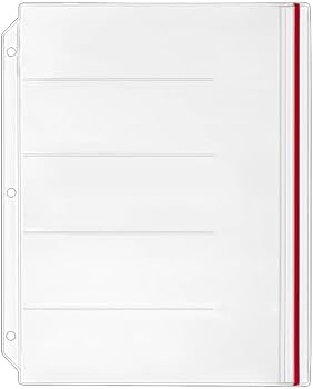 Amazon.com: StoreSMART – Zipper Binder Page for Embroidery & Cross