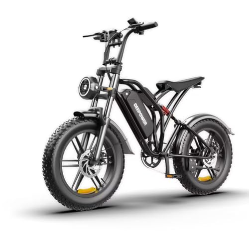 DEEPOWER S20 Electric Bike for Adults, 1500W Peak Motor Ebike,