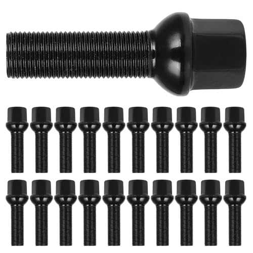 Image of SCITOO 20Pcs 14x1.5 Extended Lug Bolts Shank 40mm Overall 64mm Ball Seat | Wheel Lug Studs Fit for A1 A3 A4 A6 A7 A8 Q2 Q3 Q5 Q7 R8 RS3 RS4 RS5 RS6 RS7 S3 S4 S5 S6 S7 S8 SQ5 TT