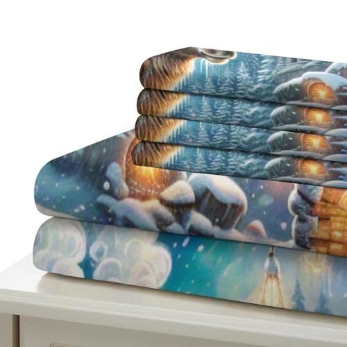 Housse de couette Mouse en microfibre pour lit simple 135x200cm avec taie d'oreiller - 6