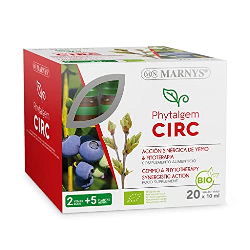 MARNYS Phytalgem CIRC Piernas Cansadas Concentrado de Yemas y Brotes 20 Viales