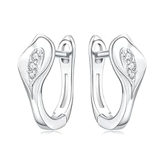 Simple Horseshoe Lotus Earrings