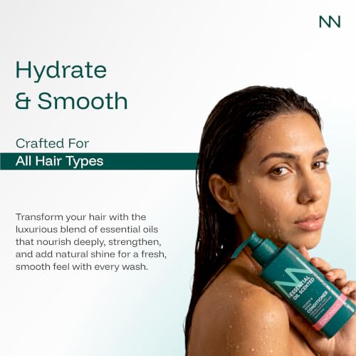 Image of Cincinnus Nourish & Repair Conditioner | Argan Oil, Tea Tree, Rosemary & Olive Oil | Strengthens & Softens Hair | Sulphate Free Anti Frizz Care for Dry Frizzy Hair (300ml)