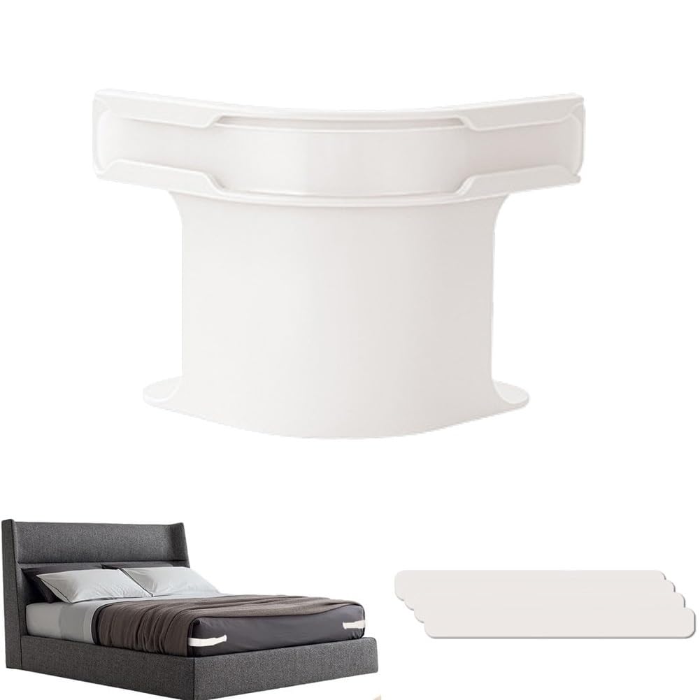 Bed Sheet Lock Holder, Fitted Sheet Corner Holders Straps, Mattress Sheet Holder Keep Sheets Firm & Tight, Heavy Duty Bed Clips to Hold Sheets Fit All Mattress Size(White-1PCS)