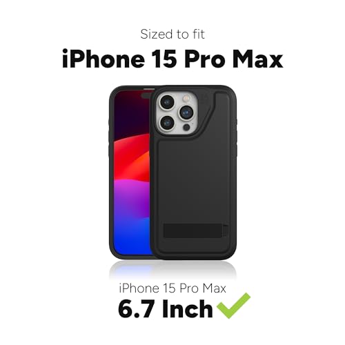 Coque iPhone 15 Pro Max antichoc ZAGG Everest pour éviter les fissures