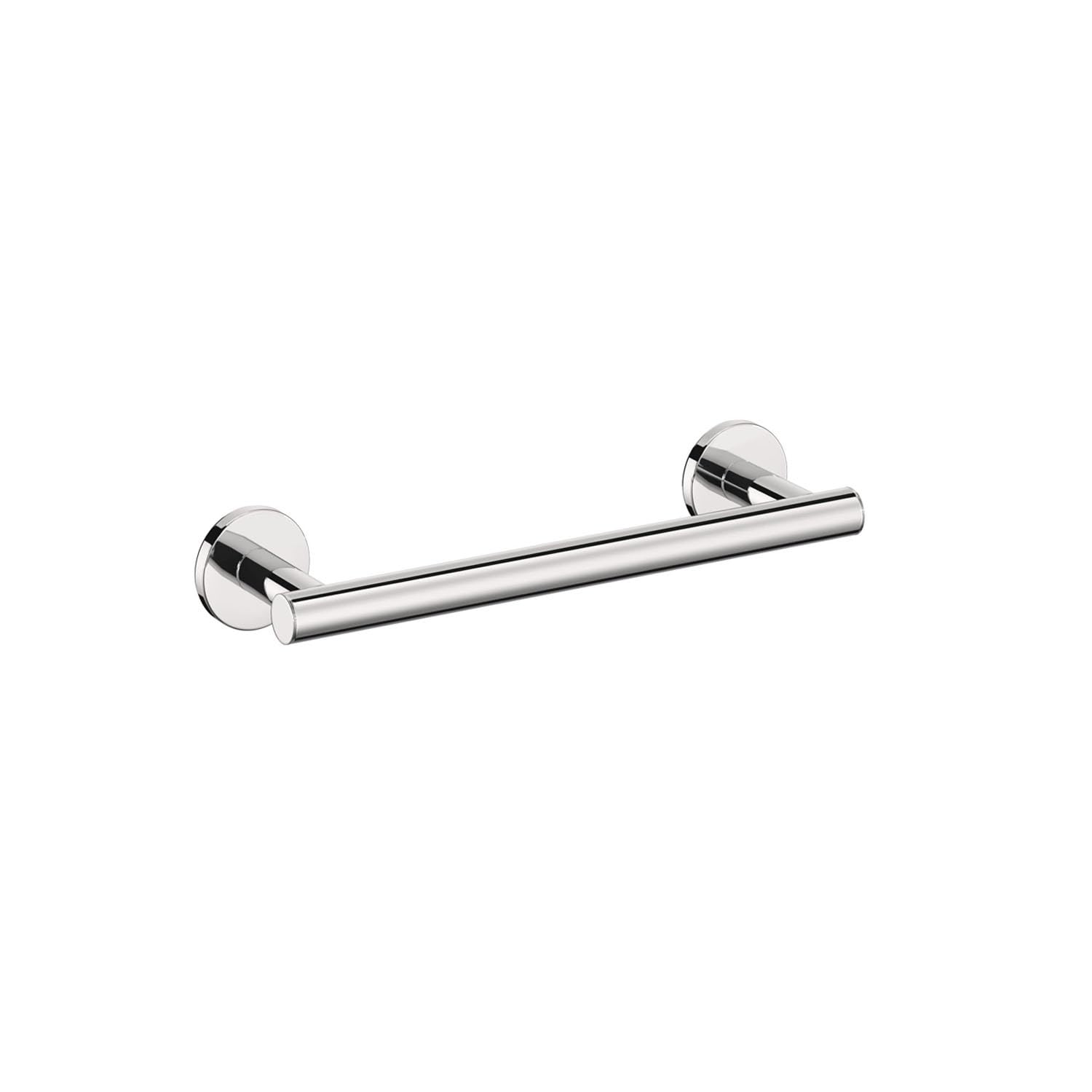 Cosmic Architect SP Toallero de Barra para Baño Fabricado en Metal de Diseño Circular y Minimalista. Colgador de Toallas con Montaje en Pared Mediante Tornillería, de Color Cromo