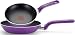T-fal C511S2 Excite Nonstick Thermo-Spot Dishwasher Safe Oven Safe PFOA Free 8-Inch and 10.25-Inch Fry Pans Cookware, 2-Piece Set, Purple