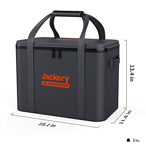 Jackery Extra Large Travel Carrying Case For Portable Power Station Explorer 1500, 1000 Pro Or 1000, Overlaid With Multi-Layered Splash-Proof Material(Explorer 1500, 1000 Pro And 1000 Sold Separately) #TOP7