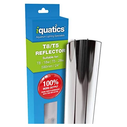 Twin Pack - 28w T5 / 18w T8 Aluminium Reflector-Increased output by up to 100% Cover