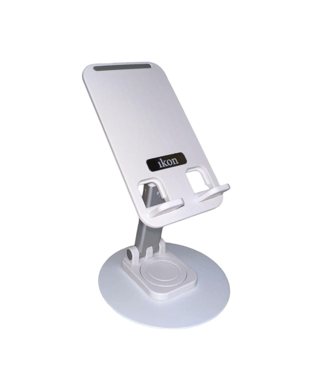 IKON PHONE STAND,MOBILE STAND,IPAD STAND,CELL PHONE STAND,MULTIFUNCTIONAL DESKTOP HOLDER WITH 360 DEGREE ROTATION