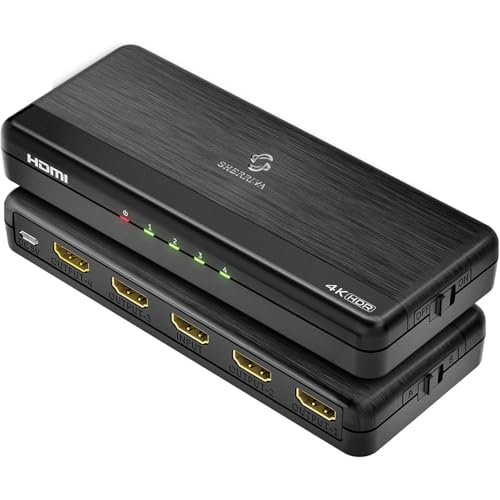 4K HDMI Splitter 1 in 4 Out (Mirror Only) – HDMI 2.0 4K@60Hz, 1080p@240Hz