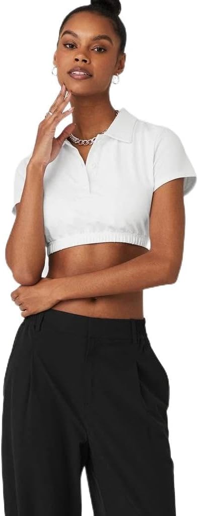 [Sorabudo] ALO ボロ,レディース スポーツウェア,クロップトップ,ブラック,紫,XSサイズ,Sサイズ