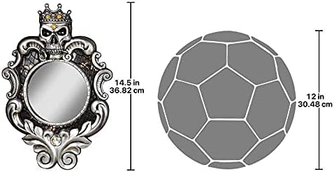 Miniatura 3 de Design Toscano QS23526 The Fairest One of All - Espejo de pared, color plateado