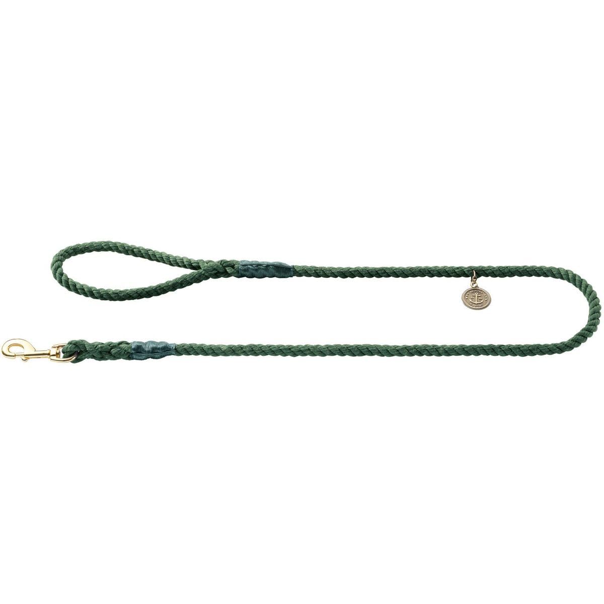 HUNTER Guinzaglio per cani 1,2 x 140 cm oliva con raccordi in ottone