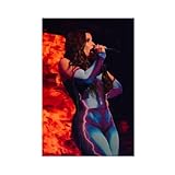 Exklusive Kunst, elegante Sängerposter, Nelly Furtado, 