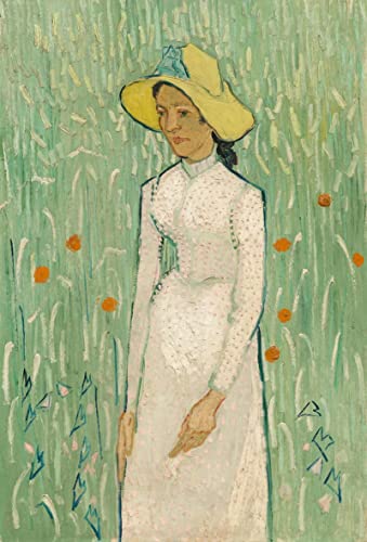 Affiche Vincent Van Gogh Fille en blanc pour sublimer votre salon moderne