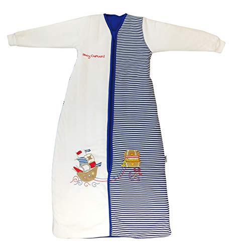 Preisvergleich Produktbild Schlummersack Kinder Winterschlafsack Langarm 3.5 Tog 130cm / 3-6 Jahre - Pirat
