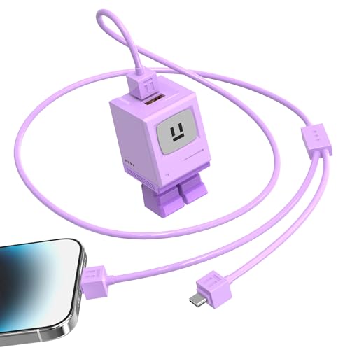 HianDier 30W Fast Charging Cable for iPhone (Purple)