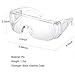 2 Piezas Claro Seguridad Lentes Personal Protector Equipo Transparente Gafas Protección UV...
