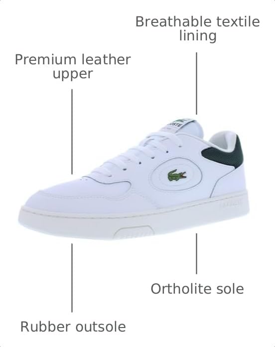 Image of Lacoste Men's Lineset Leather Sneakers