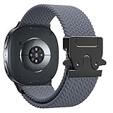 Matériau en Nylon Respirant : ce bracelet sans couture pour appareils Galaxy est fabriqué à partir d'un matériau en nylon tissé élastique qui offre une excellente respirabilité. Doux, léger et agréable au toucher, il procure un confort optimal sans irritation. Pendant vos séances d'entraînement, il ne vous gênera pas et ne vous donnera pas une sensation d'étouffement, tout en étant résistant à la transpiration et imperméable.