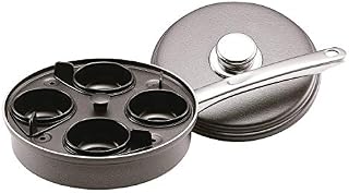 Farberware 20319 Nonstick Dishwasher Safe Egg Poacher Pan/Skillet with 4 Poaching Cups