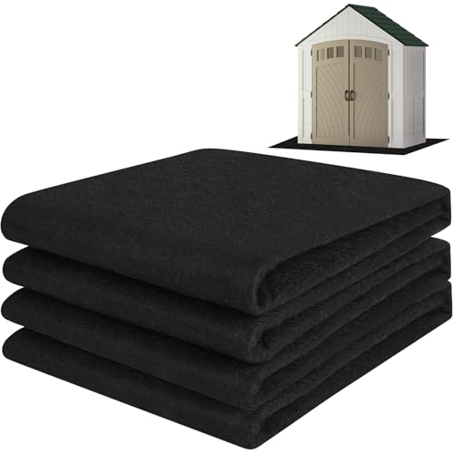 ToLanbbt Outdoor Storage Shed Floor Mat - 8.2 x 6 FT Waterproof Carport Mat