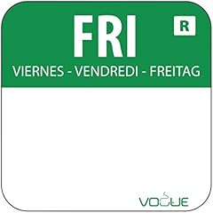 Vogue Lebensmitteletiketten Freitag grün
