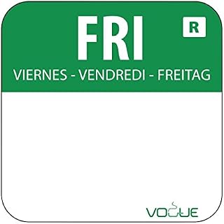 Vogue Lebensmitteletiketten Freitag grün