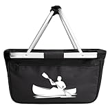 Huuraa carrello della spesa piragüismo Cesto regalo pieghevole nero 20 litri piragüismo Presente