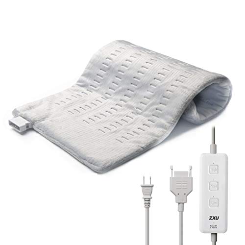 XL Electric Heating Pad for Back Pain and Cramps Relief, Ultra Soft Hot Heated Pad with Moist & Dry Heat Therapy and Auto Shut-Off for Neck, Shoulder, Leg,Menstrual Pain & Sore Muscle Relief