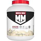 Muscle Milk Genuine Protein Powder, Vanilla Crème, 32g Protein, 4.94 Pound