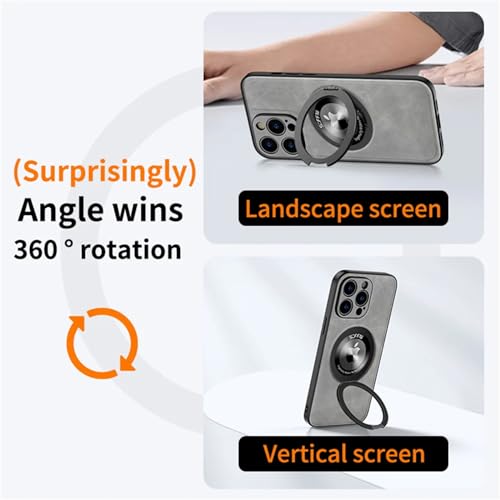 Coque iPhone 14 Pro avec anneau rotatif 360 antichoc et support magnétique - 4