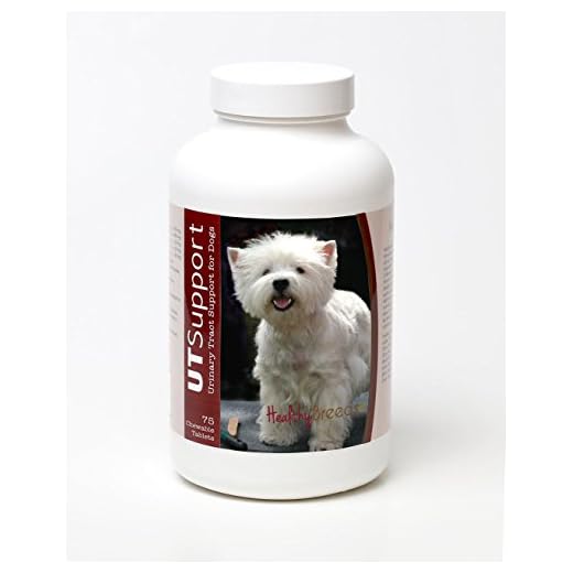 Healthy Breeds West Highland White Terrier Cranberry Chewables 75 Count