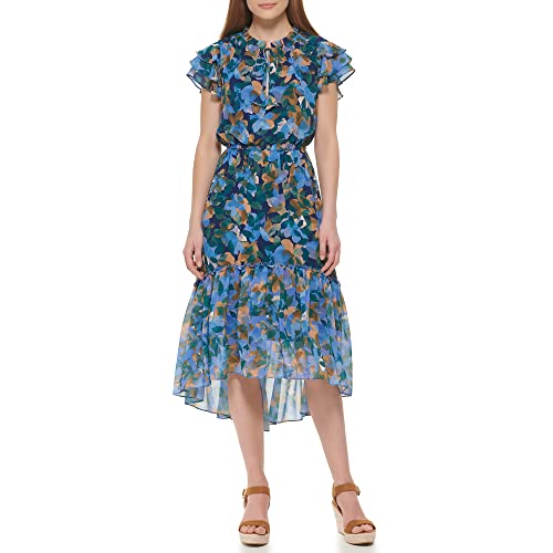 Image of Vince Camuto Women's Casual Tiered Skirt Printed Dress