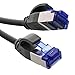 Produktbild InLine Patchkabel Slim, Cat.6A, S/FTP, TPE (LSZH) flexibel, PoE, Kupfer (CU), LAN, Ethernet, Netzwerk Kabel, RJ45 Gigabit, schwarz, 0,3m, 74933S