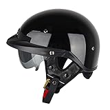 ▶ Ambito di applicazione: motocicletta, motocicletta, motociclista, incrociatore, chopper, scooter, jet, pilota, casco da turismo, per adulti, giovani, uomini, donne