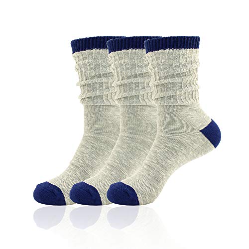 Chaussettes crew femme en coton : finis les pieds froids dans les bottes d'hiver