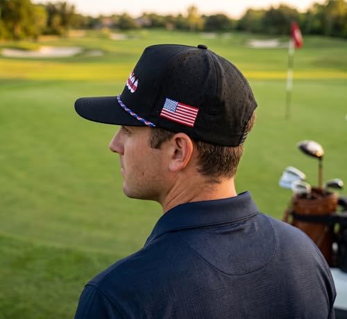 Image of Funny Golf Hat Gifts for Men, USA Funny Golf Cap with USA Flag, Gift Party, Birthdays, Wedding Gifts One-Size Fits All