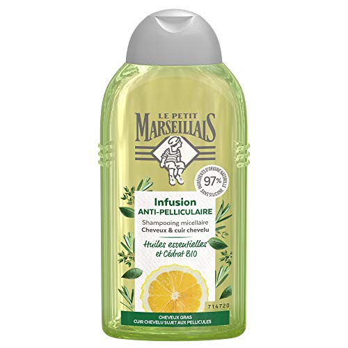 Le Petit Marseillais Shampooing Anti-Pelliculaire Infusion Huiles Essentielles Et Cédrat Bio