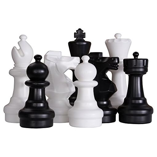 Large Chess Set - with 12" King, and chess mat - Image 10