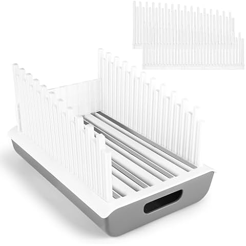 YONGAIJIA bread slicer for homemade bread, bread slicing guide with 304 stainless steel sheet and storage tray、3-Slice Thickness，Adjustable Width bread making tools for Cake、Bagels、toast. Cover