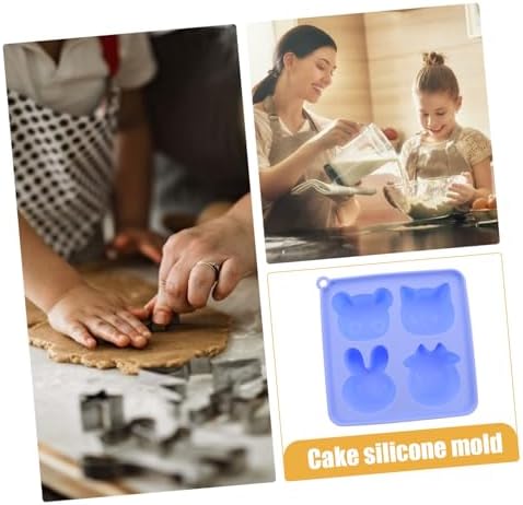 NUOBESTY Çizgi Film Silikon Kek Kalıbı Kendin Yap Pişirme Kalıbı Parti Kek Kalıbı Yuvarlatılmış Köşeli, Düz Kenarlı, BPA İçermez, Isıya Dayanıklı, Ev Pastacılığı ve Hediye Fikirleri için - Görsel 5