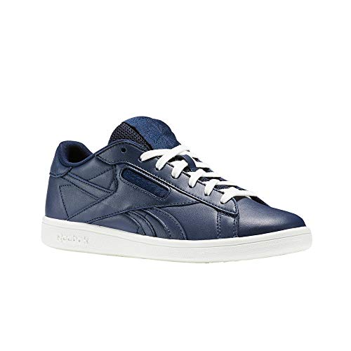 Reebok NPC UK LTHR Chaussure de survêtement pour femme, Bleu (Bleu marine/craie.), 38 EU