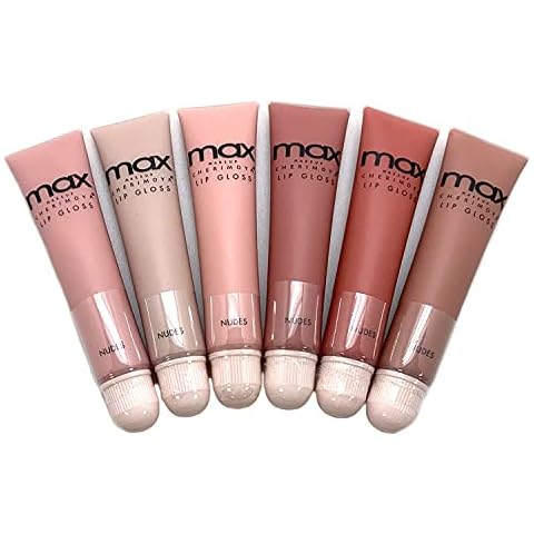 Cherimoya MAX Makeup Lip Polish Nude Gloss (6-pc) Cover