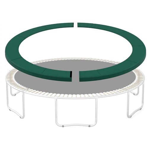 SONGMICS Replacement Trampoline Safety Pad Mat, 10ft 12ft 14ft 15ft Standard Size, Spring Cover, UV-Resistant, Tear-Resistant, Edge Protection 15FT Re