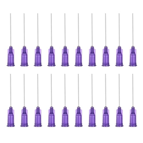 Embouts d'aiguille industriels à bout obtus 21Ga PATIKIL 136PCS
