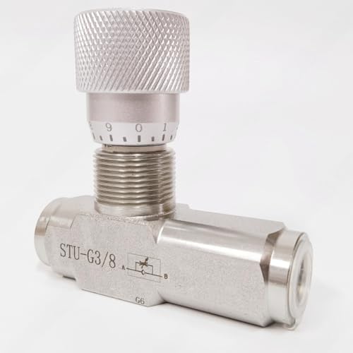 Vanne de régulation hydraulique STU-G3/8 pour ajustement précis du débit de fluide - 4